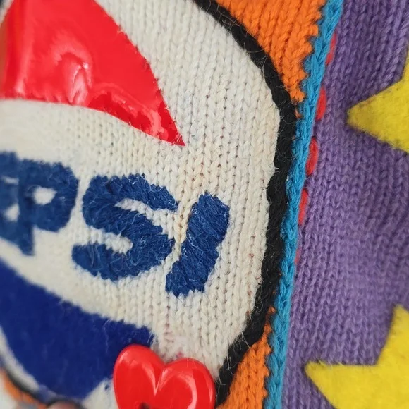 Vintage 1998 Michael Simon Pepsi-Cola Cardigan Size M Collectible - Picture 6 of 13